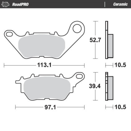 Moto-Master Brakepads RoadPRO Ceramic