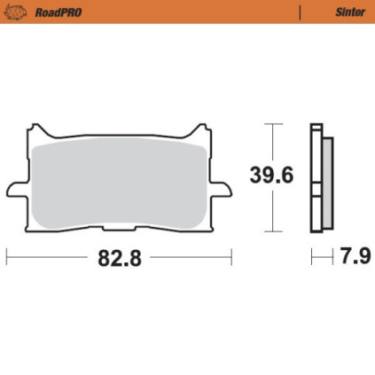 Moto-Master Brakepads RoadPRO Sinter front