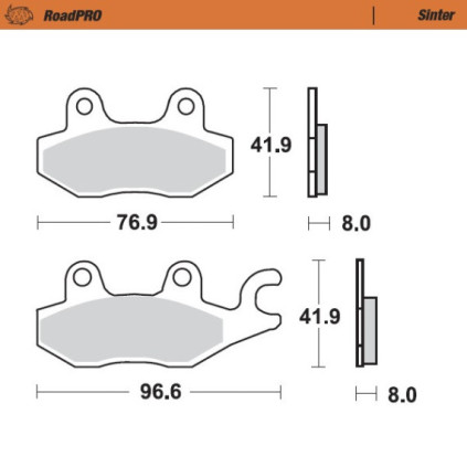 Moto-Master Brakepads RoadPRO Scooter