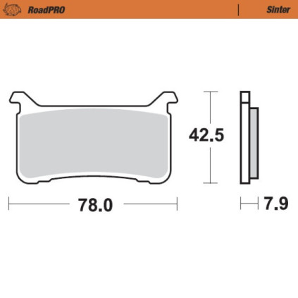 Moto-Master Brakepads RoadPRO Sinter front