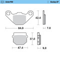 Moto-Master Brakepads Kawasaki: KX 80-100, KDX 125, KMX 125-200, Suzuki: