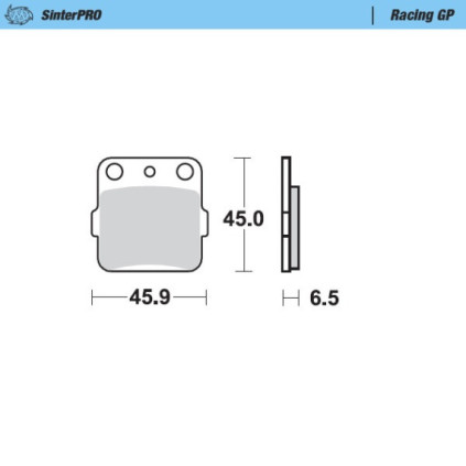 Moto-Master Brakepads Honda: CR 80, Suzuki: RM 125-250, Yamaha: YZ 80-85