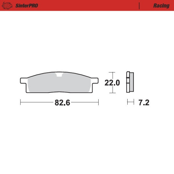 Moto-Master Brakepads Yamaha: YZ 80-85