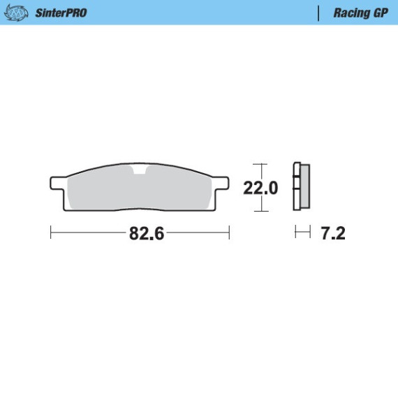 Moto-Master Brakepads Yamaha: YZ 80-85