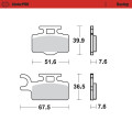 Moto-Master Brakepads Kawasaki KX 65