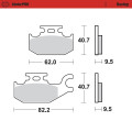 Moto-Master Brakepads Bombardier DS 650