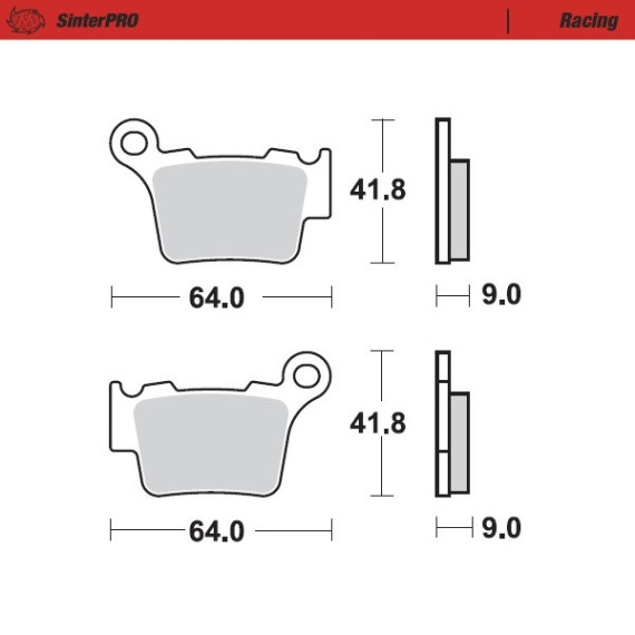 Moto-Master Brakepads KTM 200SX, 250SX, 450SX