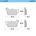 Moto-Master Brakepads Yamaha YZ/WR '03