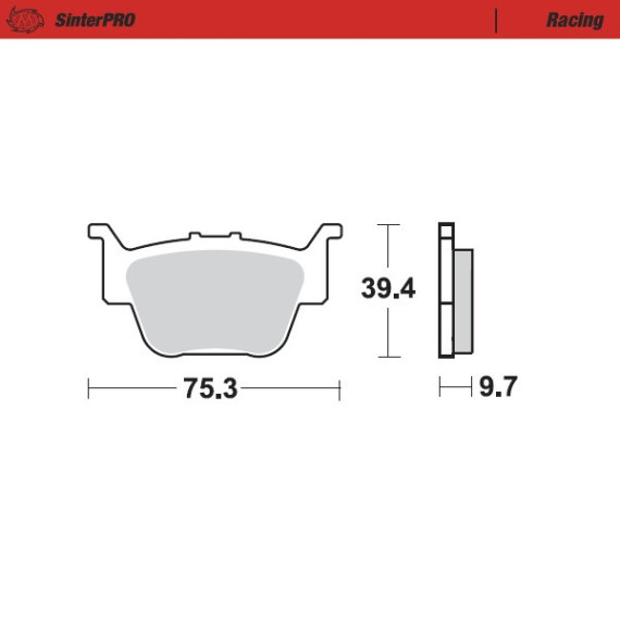 Moto-Master Brakepads Honda: TRX 450R