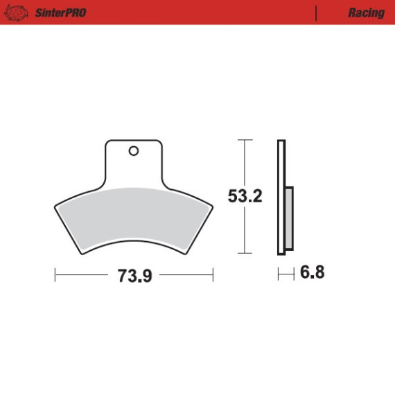 Moto-Master Brakepads Polaris rear