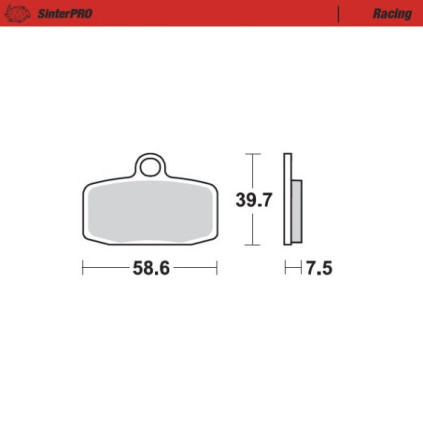 Moto-Master Brakepads KTM: SX85 2012 front