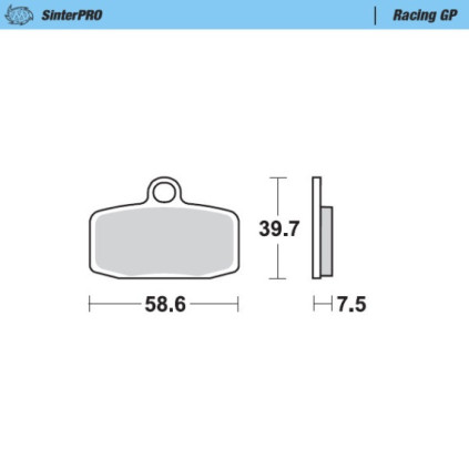 Moto-Master Brakepads KTM: SX85 2012 front