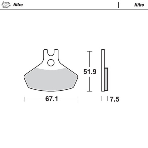 Moto-Master Brakepads Can-Am: DS 450 08-13