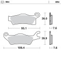 Moto-Master Brakepads Can-Am: Outlander 2012-2013 left