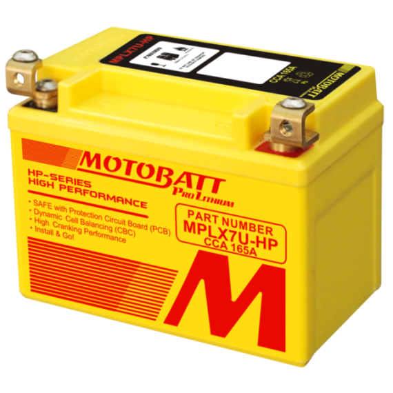 Motobatt lithium battery MPLX7U-HP