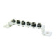 Common 100A Mini Grounding BusBar - 6 Gang