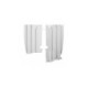 Polisport radiator louvers RM-Z450 08-17 White (30)