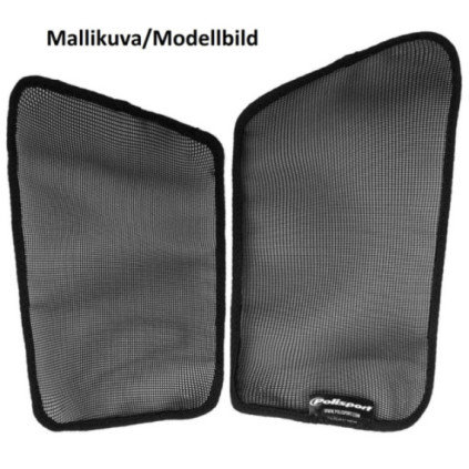 Polisport mesh for radiator louvers YZ250 10-13 Black (20)