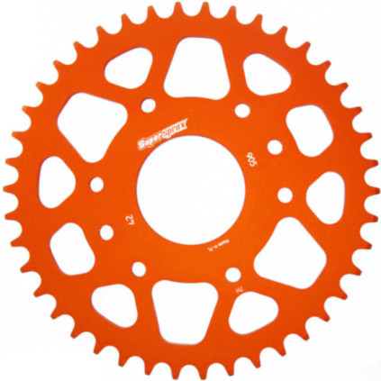 Supersprox Alu Rear sprocket KTM Duke 125 14-18 Oranssi