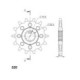 Supersprox Front sprocket 1447.14RB with rubber bush