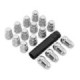 ITP Lug nut set 12 x 1.25mm 60° taper chrome incl. socket 16 pcs