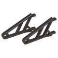 Alu headlight bracket black pair