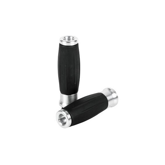 Highway Hawk Handgrips for Ø 25 mm (1'')  handlebars Chrome