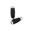 Highway Hawk Handgrips for Ø 25 mm (1'')  handlebars Chrome