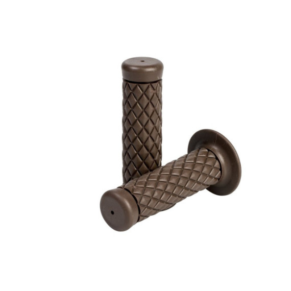 "Handgrips, Cafe style, Brown  for Ø 25 mm (1"")"