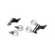 Bracket for 57-400 serrie for Telescopic forks Black