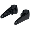 Black headlight brackets