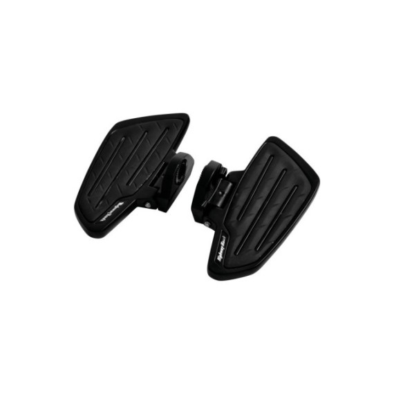 Floorboard Set New Tech Glide Passenger Black