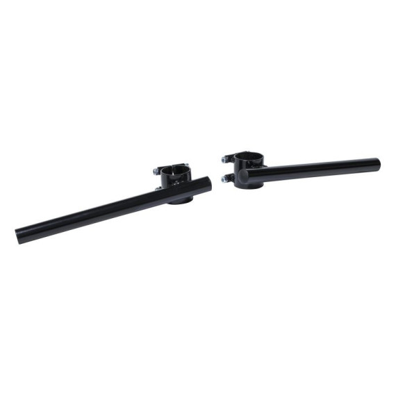 "Clip-on Black coated Steel  22mm (7/8"") 41mm (1set)"