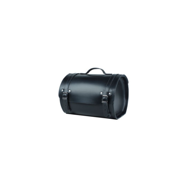 Motor Suitcase Real leather small black