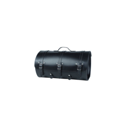 Motor Suitcase Real leather large black