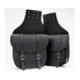 Saddlebag Set Throw Over Black