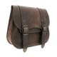 Single sided saddlebag Brown