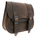 Single sided saddlebag Brown