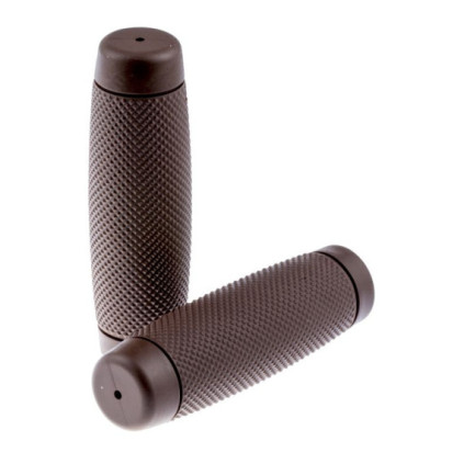 "Handgrips Diamond cut Brown for Ø 25 mm (1"")"