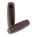 "Handgrips Diamond cut Brown for Ø 25 mm (1"")"