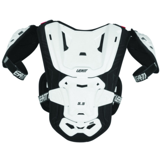 Leatt Chest Protector 5.5 Pro Junior Wht/Blk