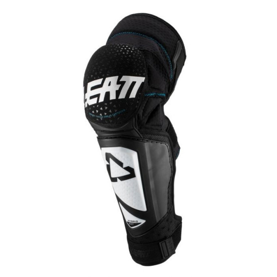 Leatt Knee & Shin Guard 3DF Hybrid EXT Wht/Blk Junior