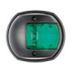 Compact 12 LED navigation light black - green