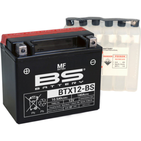 BS Battery  BTX12-BS MF (cp) Maintenance Free