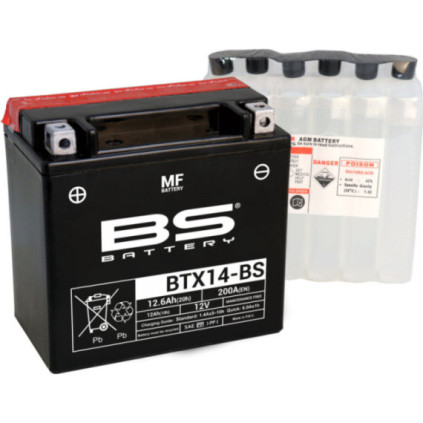 BS Battery  BTX14-BS MF (cp) Maintenance Free