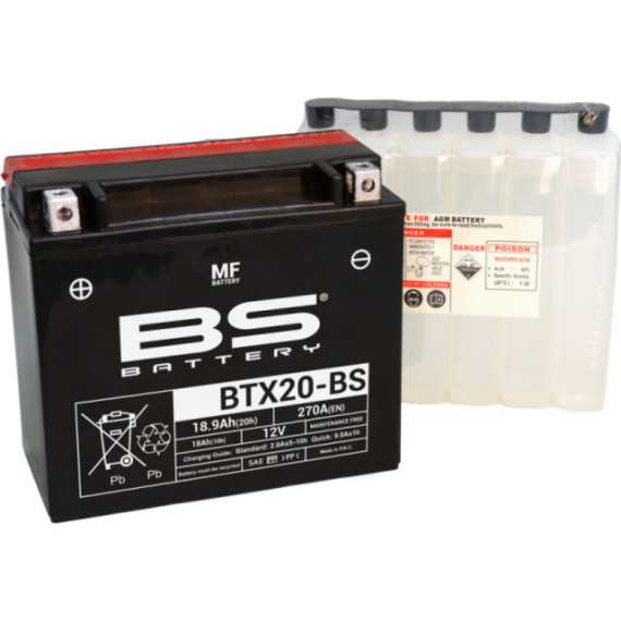 BS Battery  BTX20-BS MF (cp) Maintenance Free