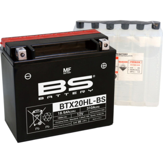 BS Battery  BTX20HL-BS MF (cp) Maintenance Free