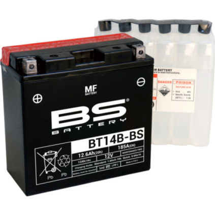 BS Battery  BT14B-BS MF (cp) Maintenance Free