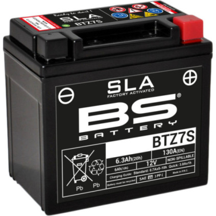 BS Battery  BTZ7S (FA) SLA - Sealed & Activated