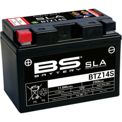 BS Battery  BTZ14S (FA) SLA - Sealed & Activated